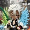Sanemi Shinazugawa chibi 23cm tóc trắng cầm kiếm xanh