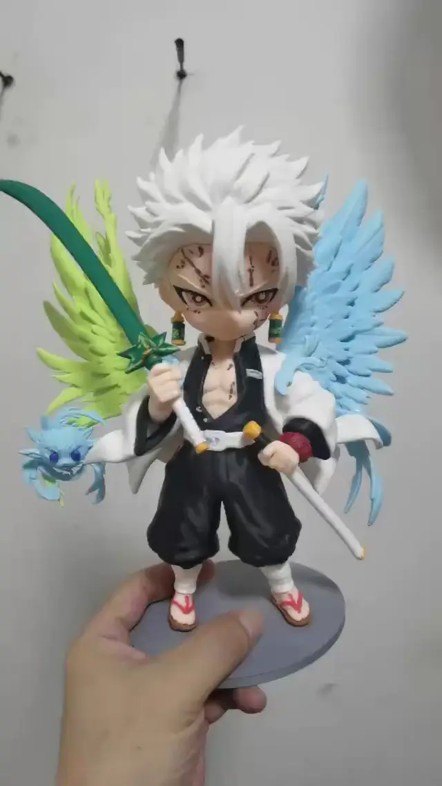 Sanemi Shinazugawa chibi 23cm Demon Slayer – ảnh động