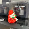 Ông già Noel mini túi đỏ râu trắng và găng tay xanh