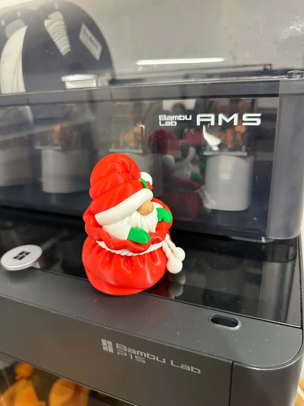 santa-sack-2 Ông già Noel mini túi đỏ râu trắng và găng tay xanh