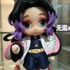 Trùng Trụ Shinobu chibi tóc đen tím áo khoác cánh bướm