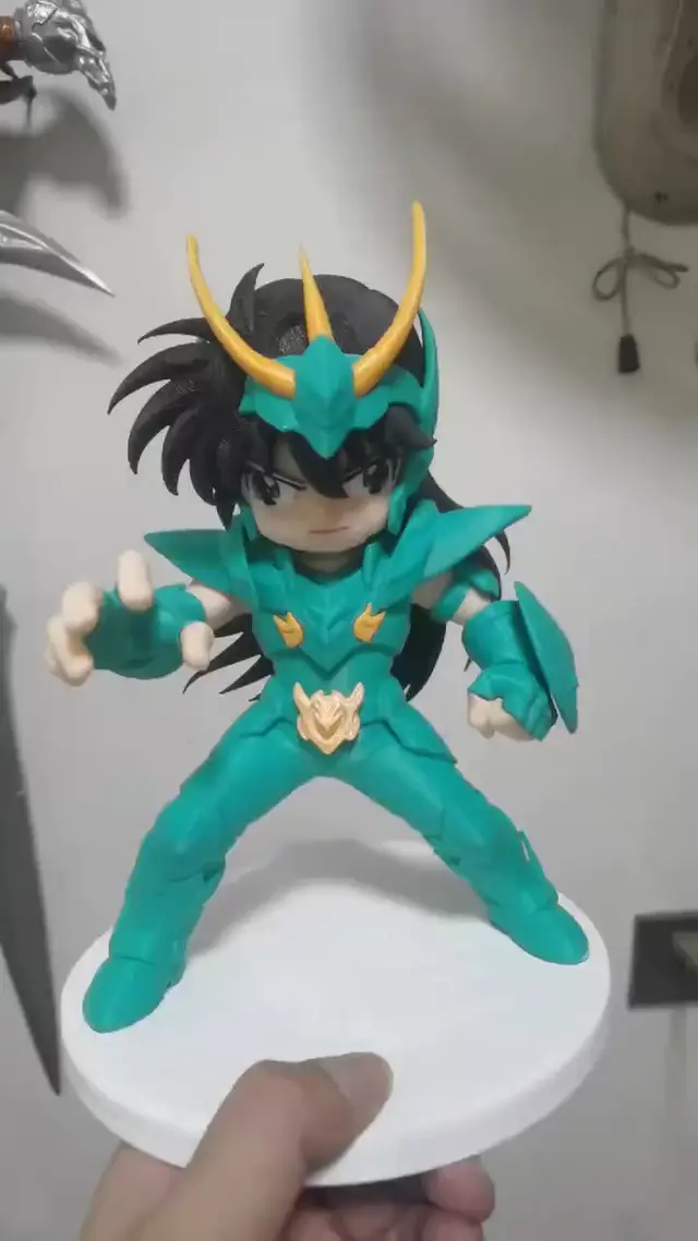 Mô hình Shiryu chibi 22cm Saint Seiya - ảnh động