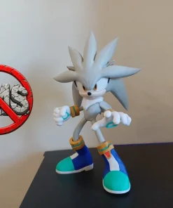 Silver the Hedgehog Sonic 24cm in 3D
