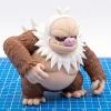 Mô hình Slaking Pokémon lông nâu bờm trắng in 3D PLA cao 14cm