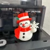 Ảnh thực tế người tuyết Snowflake Gift Snowman nhiều màu
