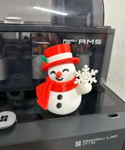 Ảnh thực tế người tuyết Snowflake Gift Snowman nhiều màu