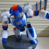 Robot Supersonic biến hình máy bay xanh trắng cam in 3D nhựa PETG