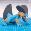 Mô hình Swampert Pokémon in 3D màu xanh cam
