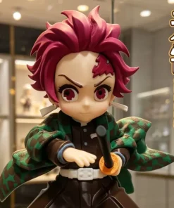 Mô hình Tanjiro chibi áo khoác xanh đen
