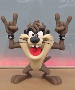 Mô hình Rocker Taz Looney Tunes giơ hai tay rock cao 22cm