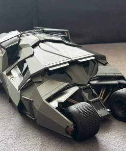 Mô hình xe Tumbler Batmobile Batman tỉ lệ 1:12 màu xám đen