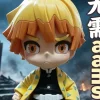 Zenitsu chibi tóc vàng cam áo khoác tam giác