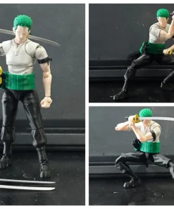 Mô hình Zoro có khớp 15cm One Piece nhiều tư thế
